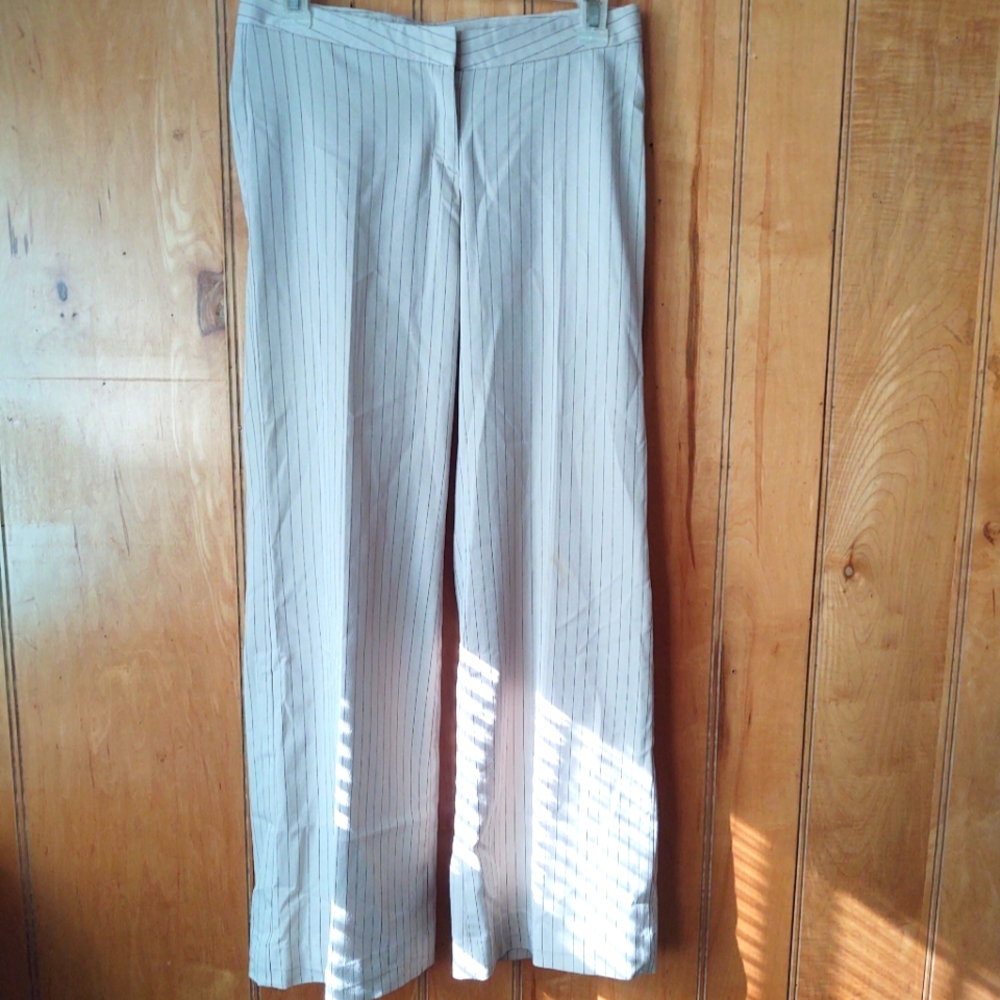 XXI women's cropped pants | striped wide leg pants